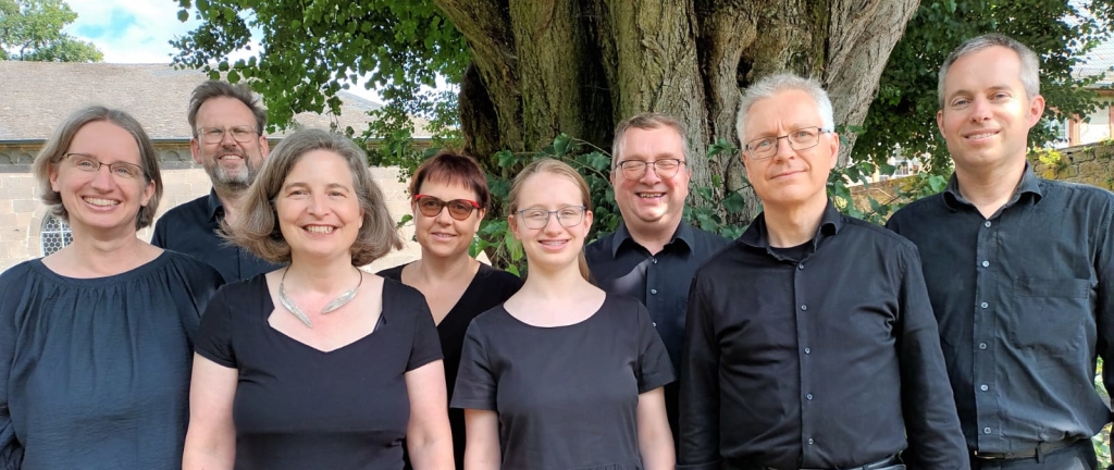 Gruppenbild des Vokalensemble ContraPunkt.